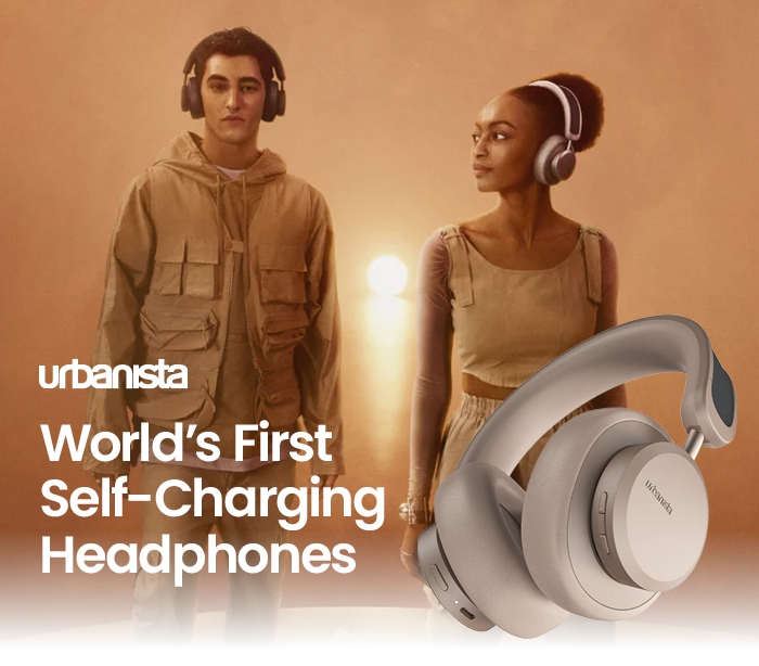 Ubranista World's First Self-Charging Headphones