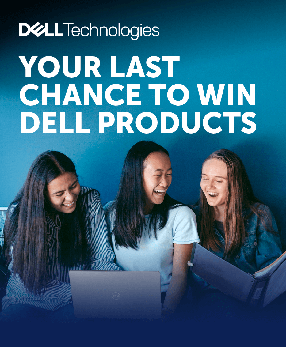 Your last chance to win dell products.