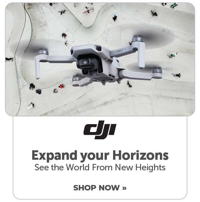 DJI. Expand your horizons. See the world from new heights. Shop now.