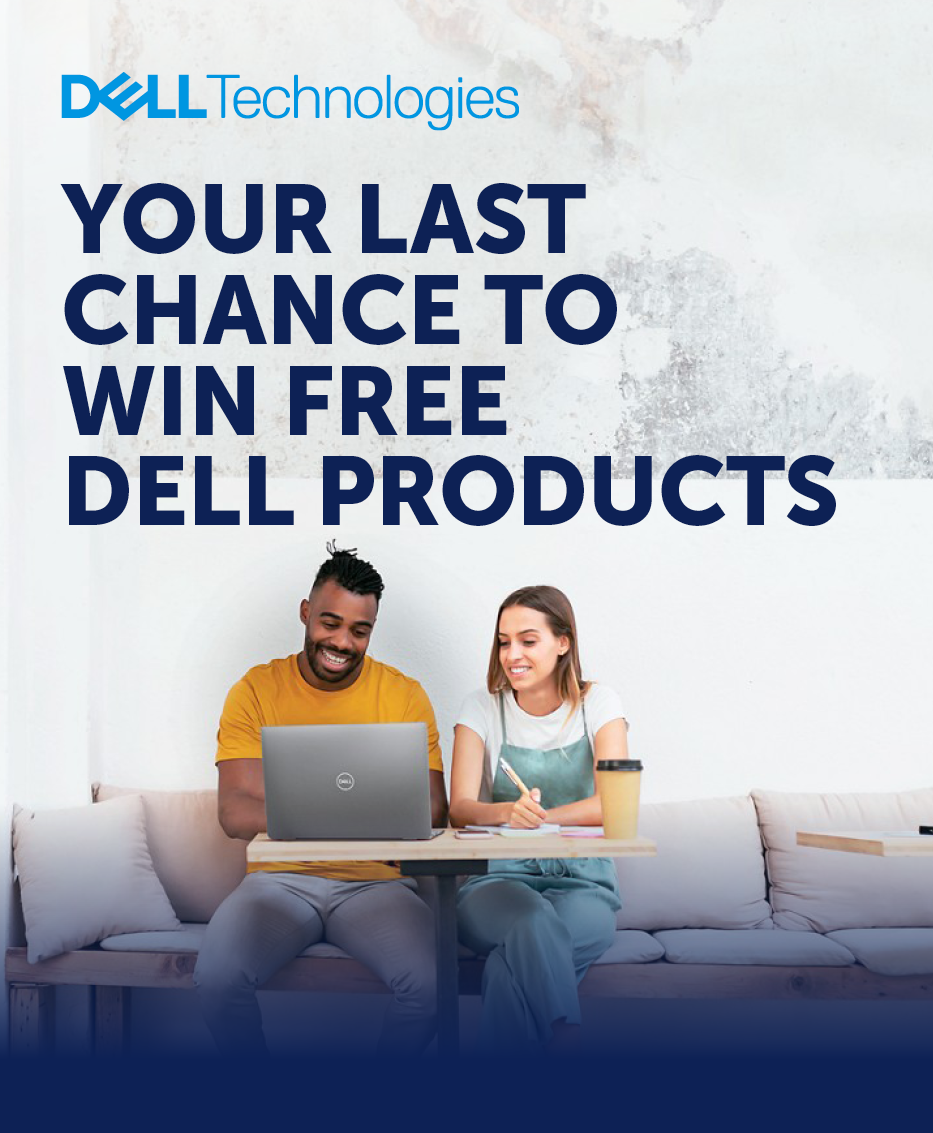 Your last chance to win dell products.
