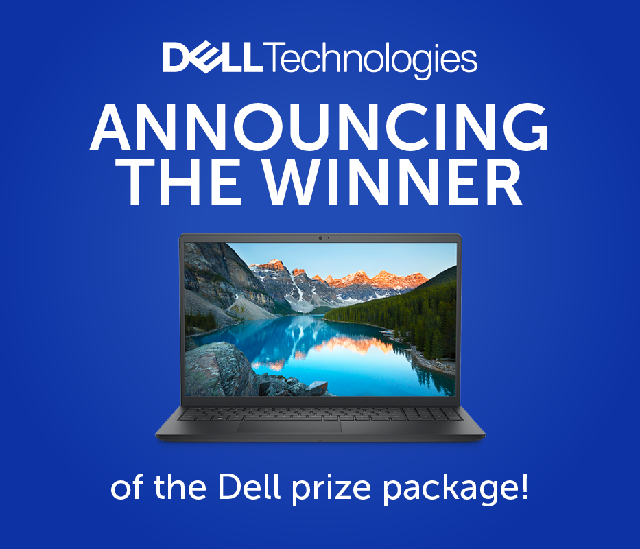 Announcing the winner of the Dell prize package!