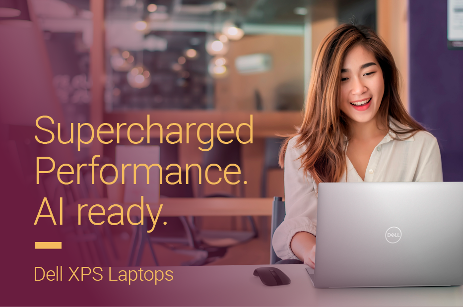 Supercharded Performance. AI Ready. Dell XPS Laptops