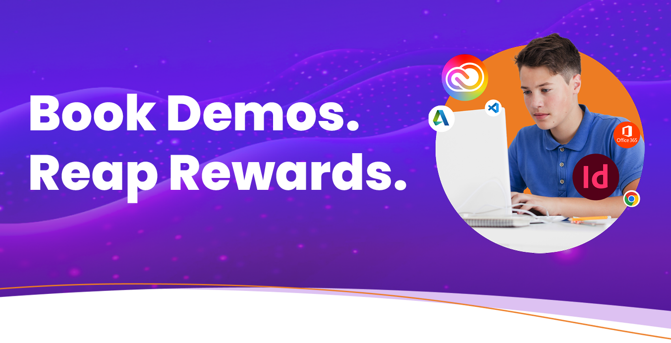 Book demos. Reap rewards.