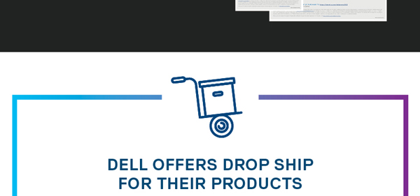 Dell offers drop ship for their products.