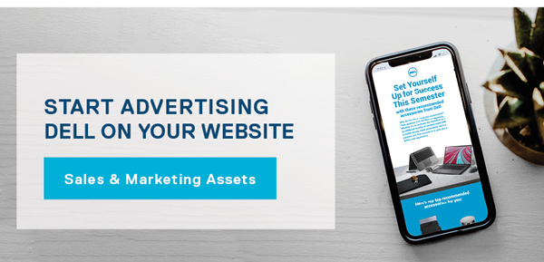 Start advertising dell on your website. Sales & marketing assets.