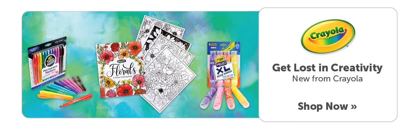 Get Lost in Creativity
New from Crayola. Shop now.
