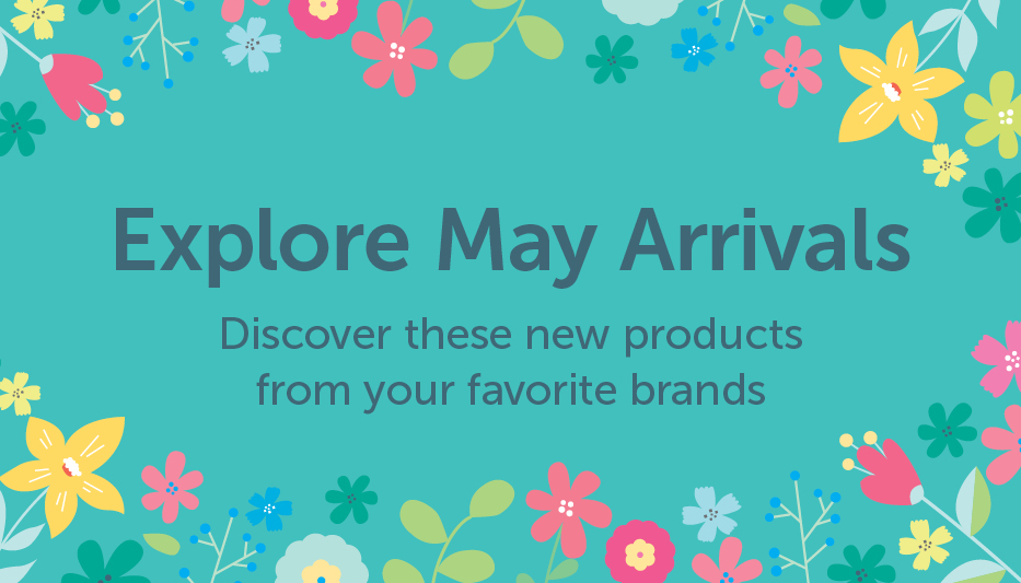 Explore May Arrivals. Discover these new products from your favorite brands.