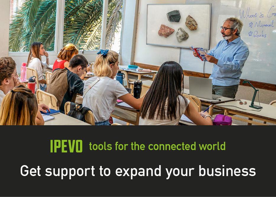 IPEVO: tools for the connected world. Get support to expand your business.