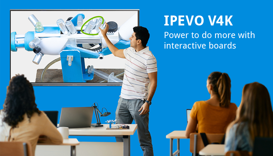 IPVEO V4K--Power to do more with interactive boards