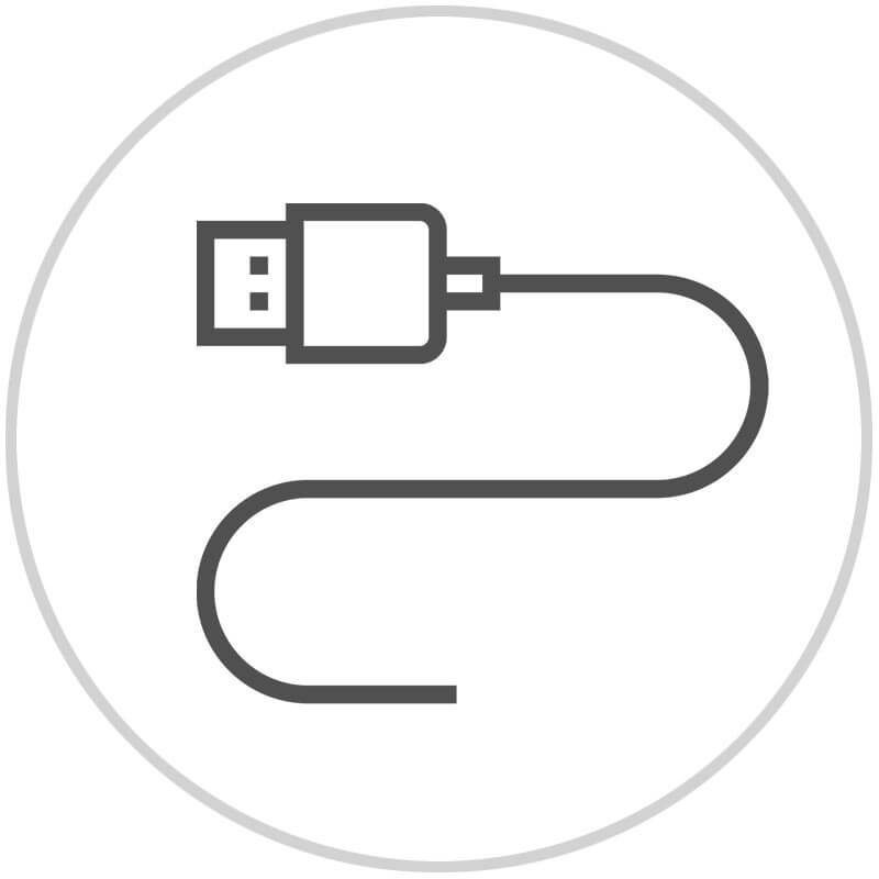 Easy to setup, plug and play through USB