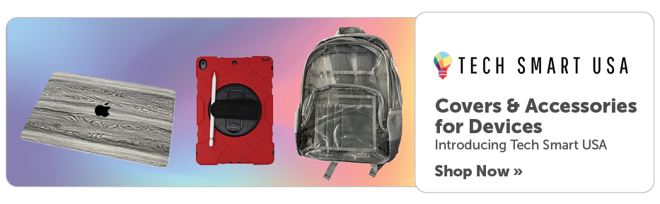 Covers & Accessories for Devices.  Introducing New Vendor: Tech Smart USA. Shop now.