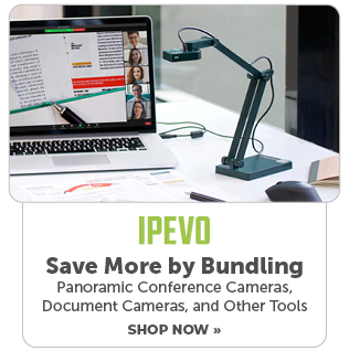 IPEVO: Save More by Bundling Panoramic Conference Cameras, Document Cameras, and Other Tools. Shop Now >