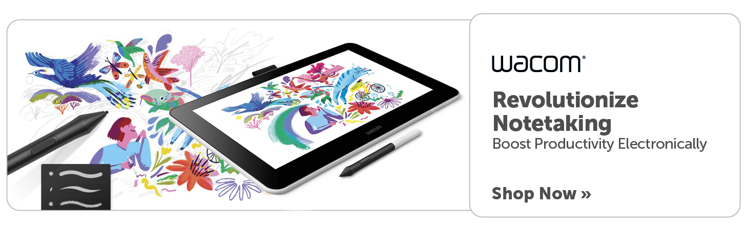 Wacom. Revolutionize notetaking. Boost productivity electronically. Shop now.