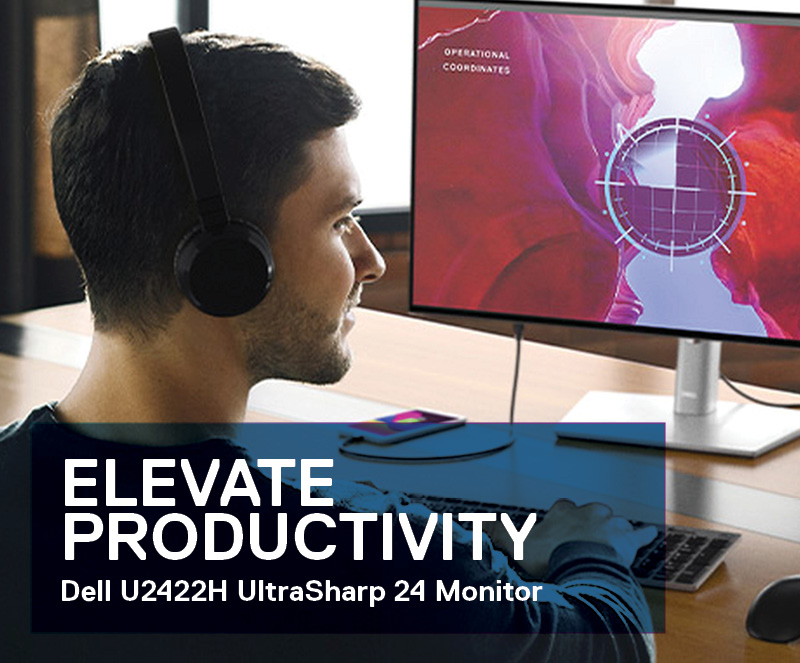Elevate Productivity
Dell U2422H UltraSharp 24 Monitor
