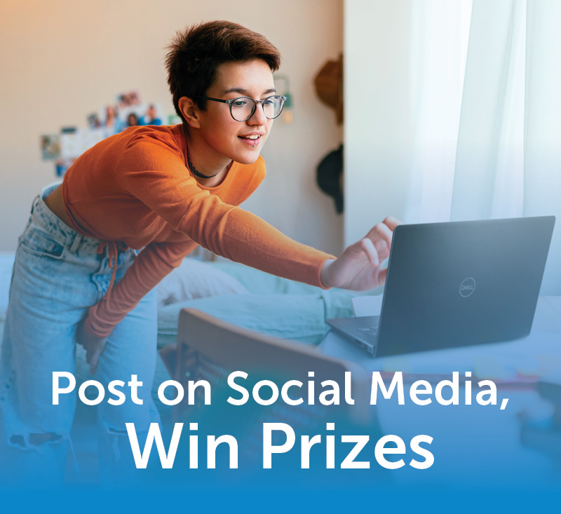 Post on social media, win prizes