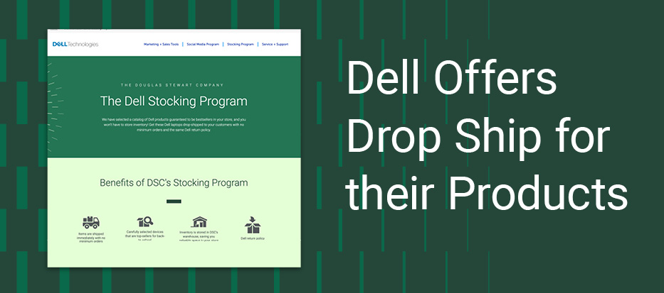 Dell offers Drop Shop for their Products