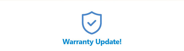 Warranty Update!