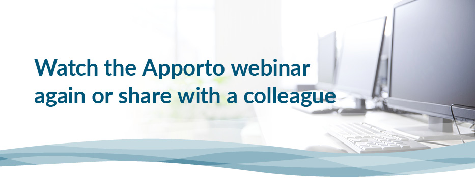 Watch the Apporto webinar again or share with a colleague 