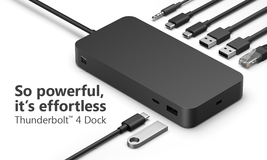 So powerful, it's effortless--Thunderbolt 4 Dock