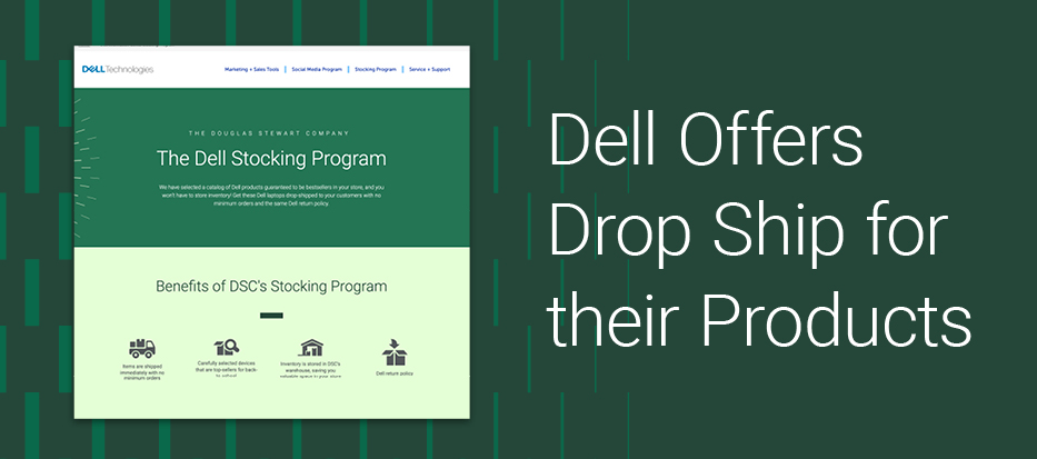 Dell offers Drop Shop for their Products