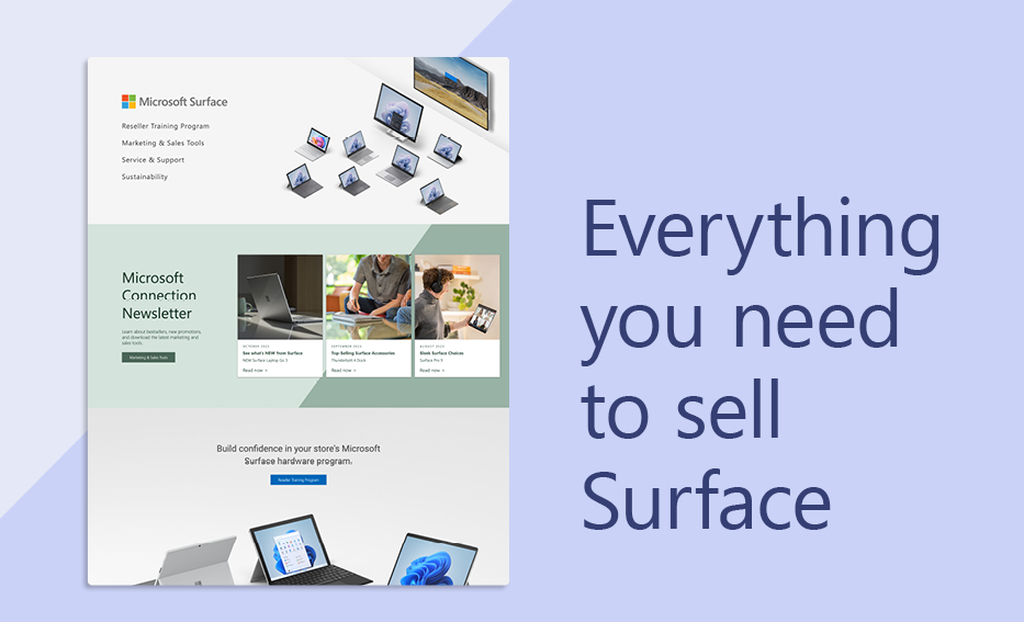 Everything you need to sell Surface