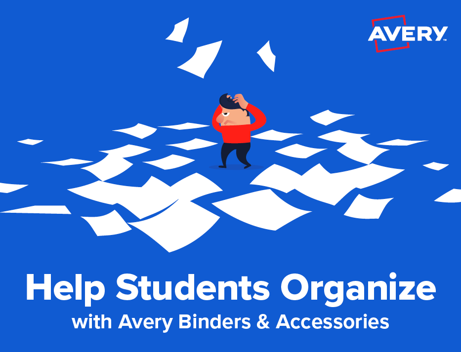 Help Students Organize with Avery Binders & Accessories