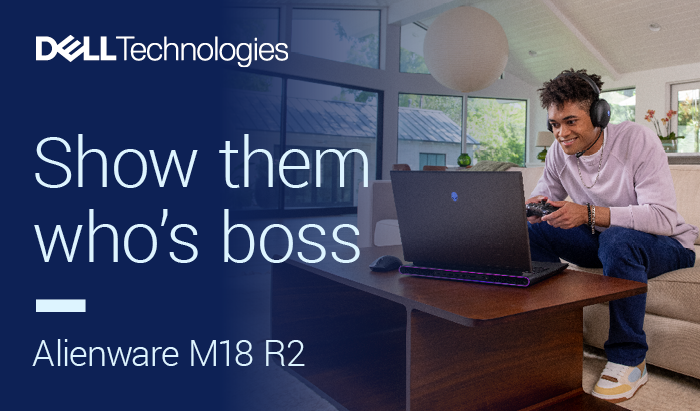 Show them who's boss: Alienware M18 R2