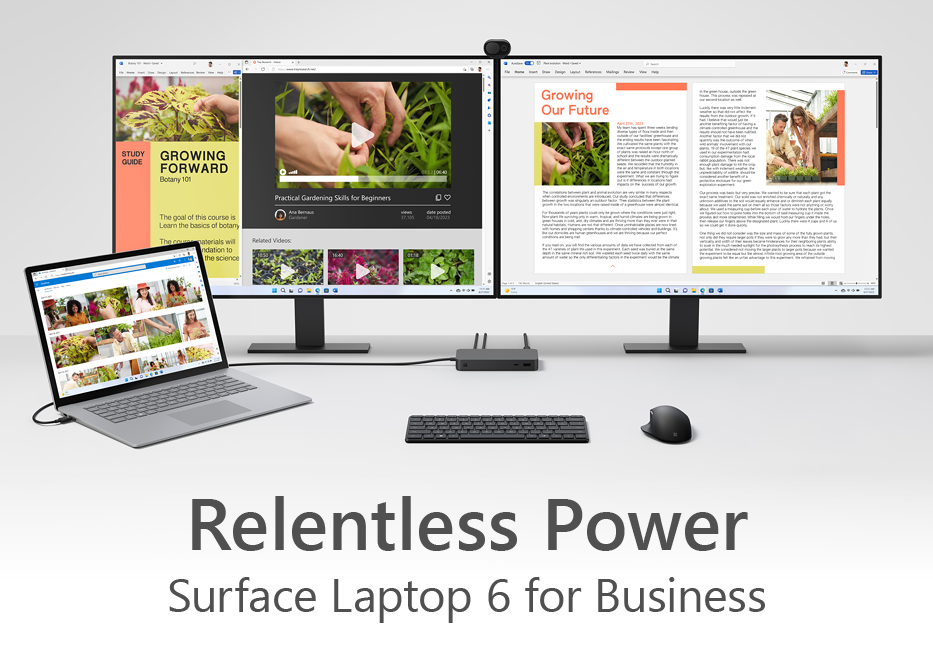 Relentless Power: Surface Laptop 6 for Business