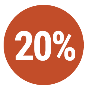 20%