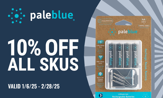 10% off ALL SKUs. Valid 1/6/25 – 2/28/25