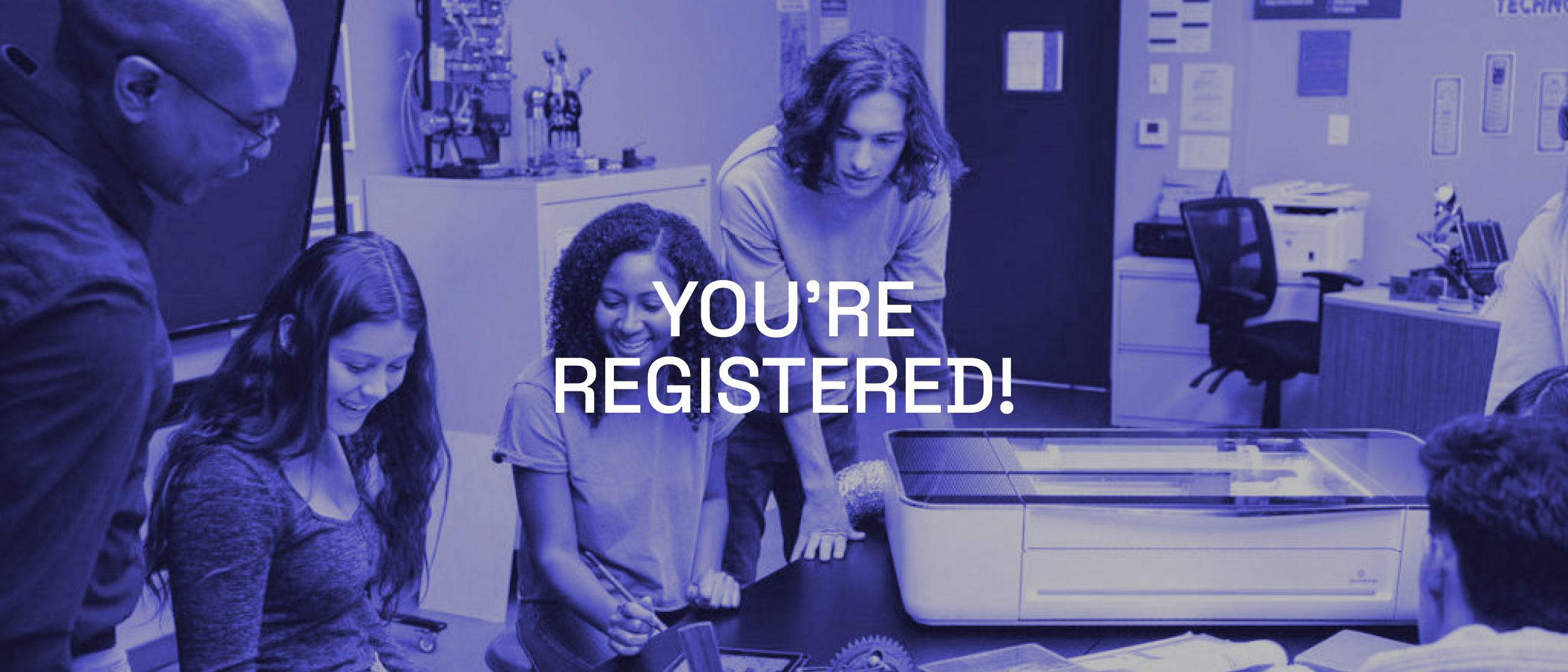 You're registered.